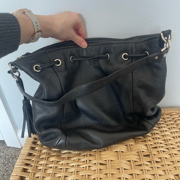 Vintage Black Coach Satchel - Picture 3 of 6